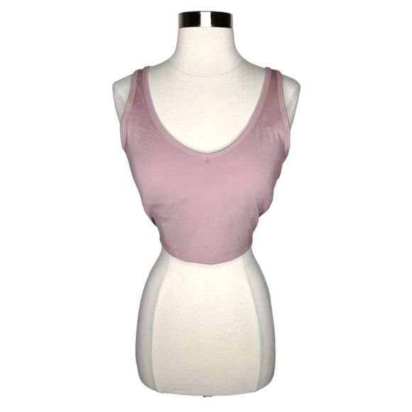 Calvin Klein Basic Performance Stretch Strappy Sports Bra - Size Large - Picture 2 of 5